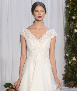 Anne Barge - Güz 2018 koleksiyonu - New York moda hafta gelin