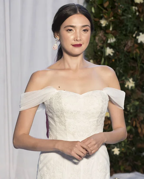 Anne Barge - Fall 2018 Collection - New York Fashion Week Bridal — Stock Photo, Image