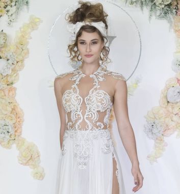 Julie Vino - Güz 2018 koleksiyonu - New York moda hafta gelin