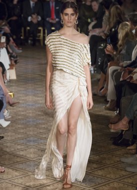 Dennis Basso show - bahar yaz 2018, New York Moda Haftası