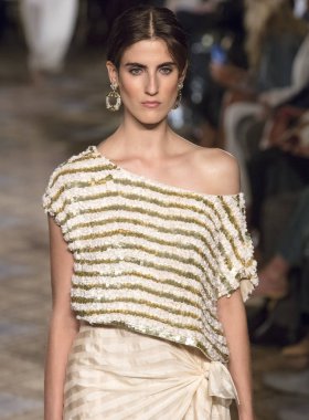 Dennis Basso show - bahar yaz 2018, New York Moda Haftası