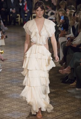 Dennis Basso show - bahar yaz 2018, New York Moda Haftası