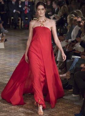 Dennis Basso show - bahar yaz 2018, New York Moda Haftası