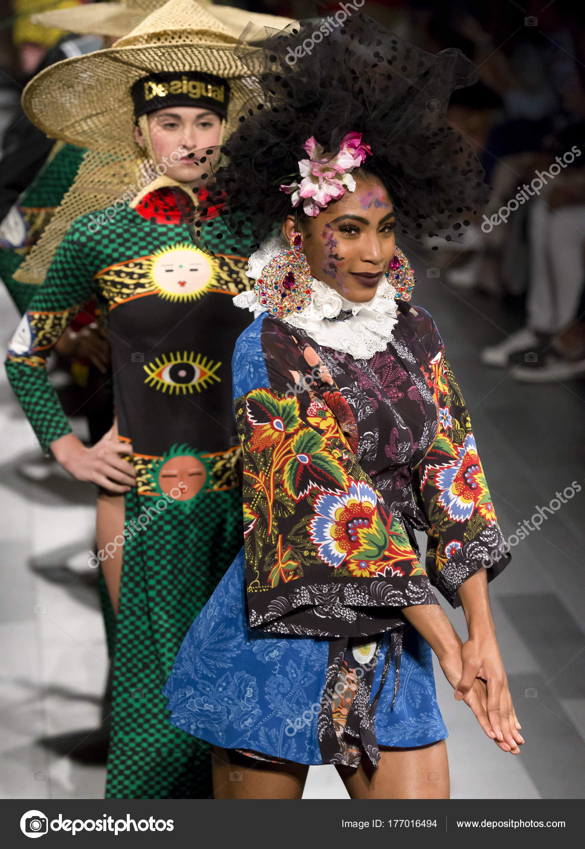 Desigual show - Spring Summer 2018, New York Fashion Week – Stock ...