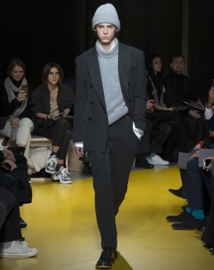 Boss - erkek kış 2018 Mens gösteri düşmek.