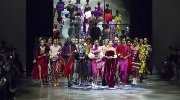 Prabal Gurung show - Musim gugur Musim dingin 2018, New York Fashion Week — Stok Foto