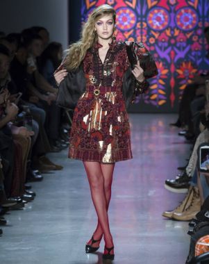 Anna Sui show - sonbahar kış 2018, New York Moda Haftası