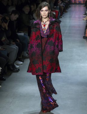 Anna Sui show - sonbahar kış 2018, New York Moda Haftası