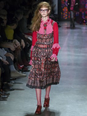 Anna Sui show - sonbahar kış 2018, New York Moda Haftası
