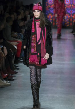 Anna Sui show - sonbahar kış 2018, New York Moda Haftası