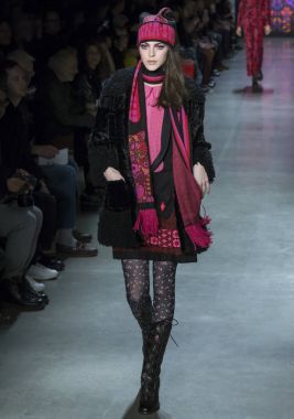 Anna Sui show - sonbahar kış 2018, New York Moda Haftası