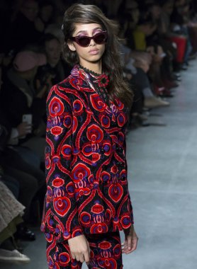 Anna Sui show - sonbahar kış 2018, New York Moda Haftası