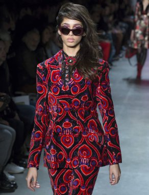 Anna Sui show - sonbahar kış 2018, New York Moda Haftası