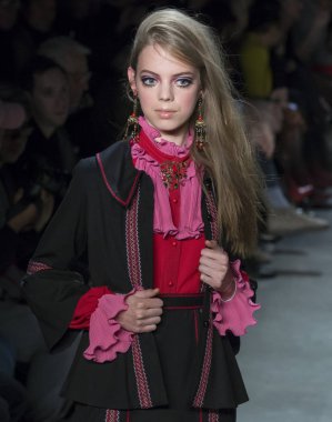 Anna Sui show - sonbahar kış 2018, New York Moda Haftası