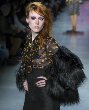 Anna Sui show - sonbahar kış 2018, New York Moda Haftası