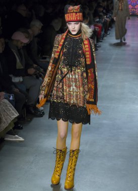 Anna Sui show - sonbahar kış 2018, New York Moda Haftası