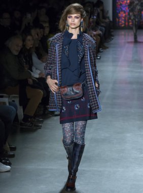 Anna Sui show - sonbahar kış 2018, New York Moda Haftası