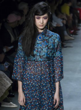 Anna Sui show - sonbahar kış 2018, New York Moda Haftası
