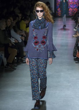 Anna Sui show - sonbahar kış 2018, New York Moda Haftası