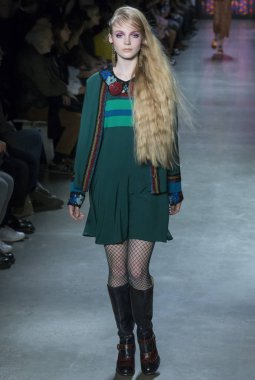 Anna Sui show - sonbahar kış 2018, New York Moda Haftası