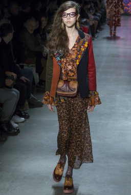 Anna Sui show - sonbahar kış 2018, New York Moda Haftası