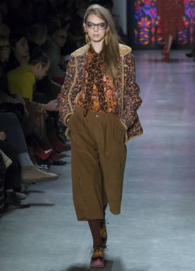 Anna Sui show - sonbahar kış 2018, New York Moda Haftası