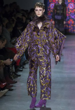 Anna Sui show - sonbahar kış 2018, New York Moda Haftası