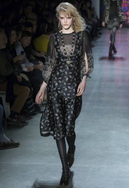 Anna Sui show - sonbahar kış 2018, New York Moda Haftası