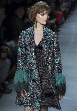Anna Sui show - sonbahar kış 2018, New York Moda Haftası