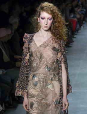 Anna Sui show - sonbahar kış 2018, New York Moda Haftası