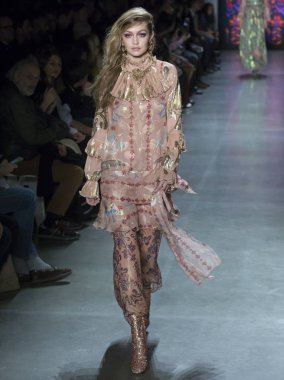 Anna Sui show - sonbahar kış 2018, New York Moda Haftası