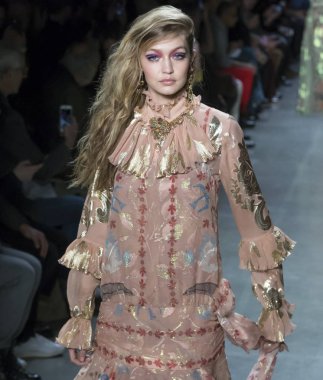 Anna Sui show - sonbahar kış 2018, New York Moda Haftası