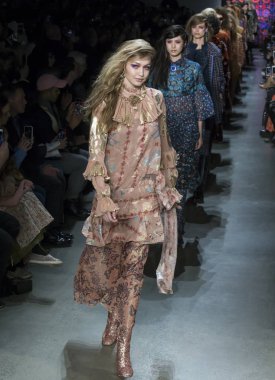 Anna Sui show - sonbahar kış 2018, New York Moda Haftası