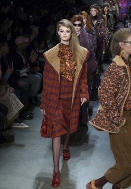 Anna Sui show - sonbahar kış 2018, New York Moda Haftası