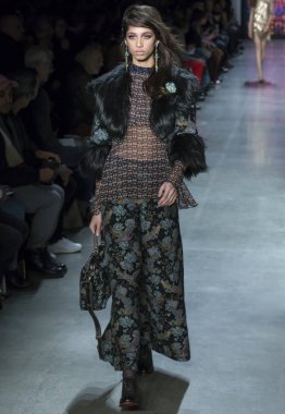 Anna Sui show - sonbahar kış 2018, New York Moda Haftası