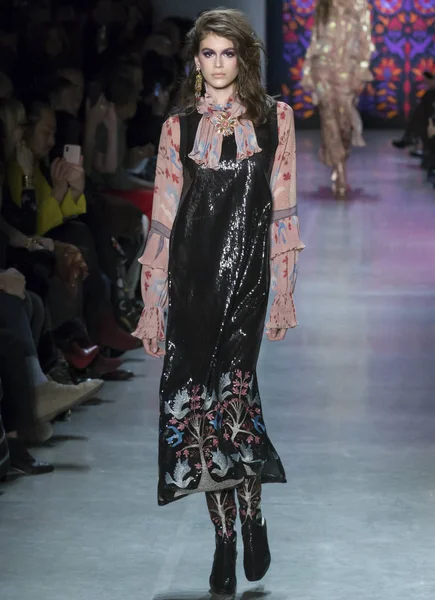 Anna Sui show - sonbahar kış 2018, New York Moda Haftası