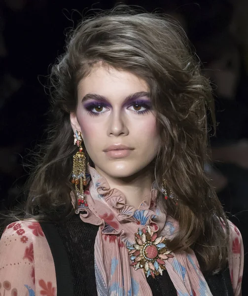 Anna Sui show - sonbahar kış 2018, New York Moda Haftası — Stok fotoğraf