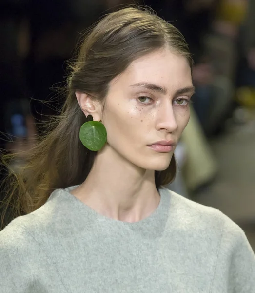 Esteban Cortazar Pokaż - jesień zima 2018, New York Fashion Week — Zdjęcie stockowe