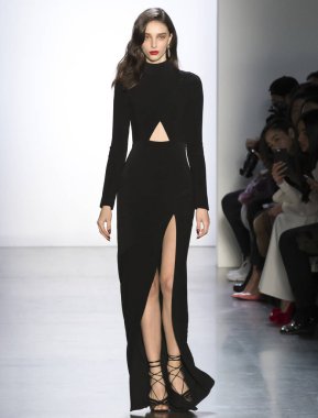 Tadashi Shoji show - sonbahar kış 2018, New York Moda Haftası