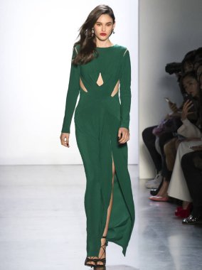 Tadashi Shoji show - sonbahar kış 2018, New York Moda Haftası