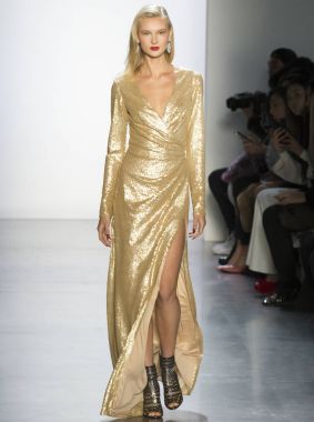 Tadashi Shoji show - sonbahar kış 2018, New York Moda Haftası