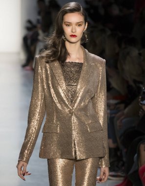 Tadashi Shoji show - sonbahar kış 2018, New York Moda Haftası