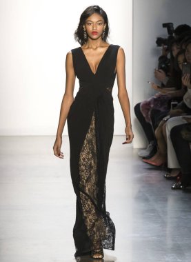 Tadashi Shoji show - sonbahar kış 2018, New York Moda Haftası