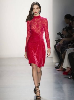 Tadashi Shoji show - sonbahar kış 2018, New York Moda Haftası