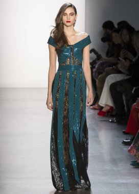 Tadashi Shoji show - sonbahar kış 2018, New York Moda Haftası