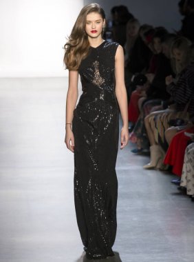 Tadashi Shoji show - sonbahar kış 2018, New York Moda Haftası