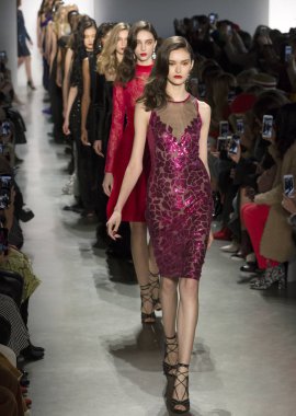 Tadashi Shoji show - sonbahar kış 2018, New York Moda Haftası