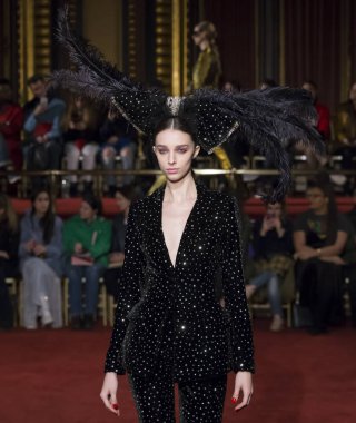 Christian Siriano show - sonbahar kış 2018, New York Moda Haftası