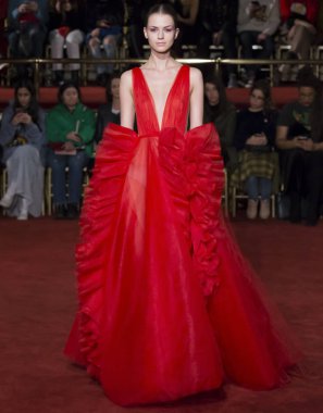 Christian Siriano show - sonbahar kış 2018, New York Moda Haftası