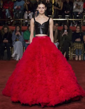 Christian Siriano show - sonbahar kış 2018, New York Moda Haftası